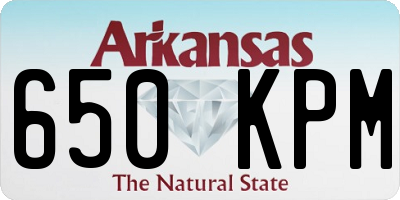 AR license plate 650KPM