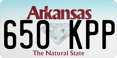 AR license plate 650KPP