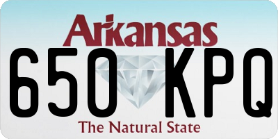 AR license plate 650KPQ