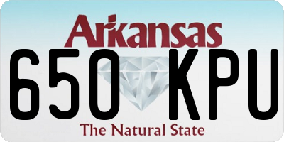 AR license plate 650KPU