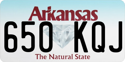 AR license plate 650KQJ