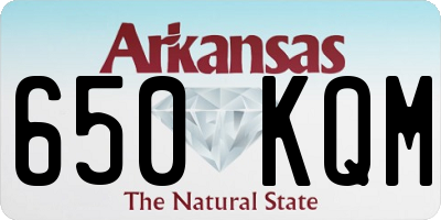 AR license plate 650KQM