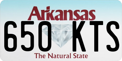 AR license plate 650KTS
