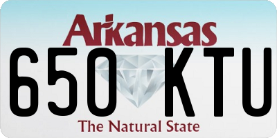 AR license plate 650KTU