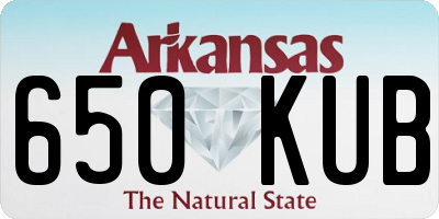 AR license plate 650KUB