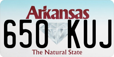 AR license plate 650KUJ