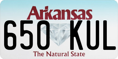 AR license plate 650KUL