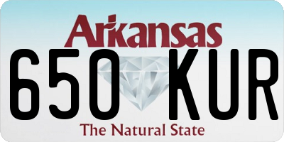 AR license plate 650KUR