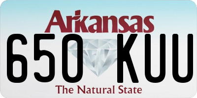 AR license plate 650KUU