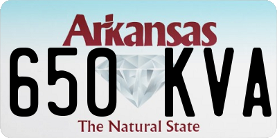 AR license plate 650KVA