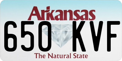 AR license plate 650KVF