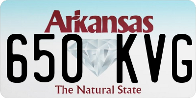 AR license plate 650KVG