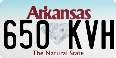 AR license plate 650KVH
