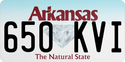 AR license plate 650KVI