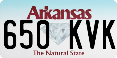 AR license plate 650KVK