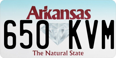 AR license plate 650KVM