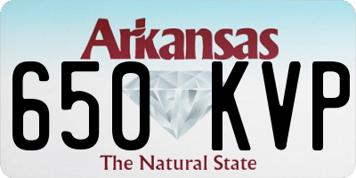 AR license plate 650KVP