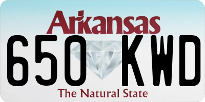 AR license plate 650KWD