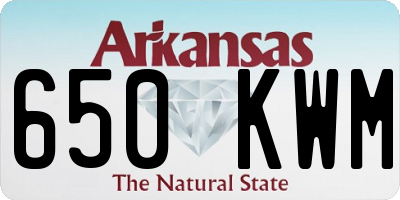 AR license plate 650KWM