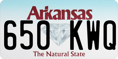 AR license plate 650KWQ