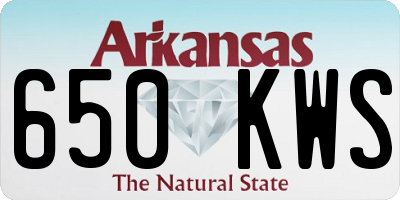 AR license plate 650KWS