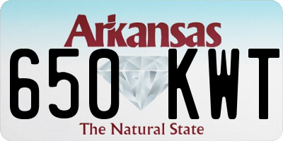 AR license plate 650KWT