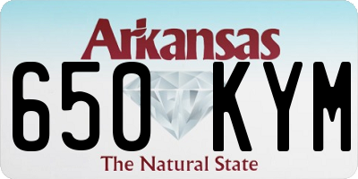 AR license plate 650KYM