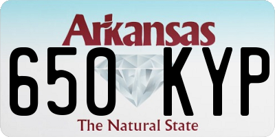 AR license plate 650KYP