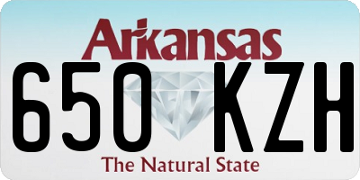 AR license plate 650KZH