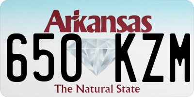 AR license plate 650KZM