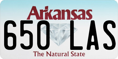 AR license plate 650LAS