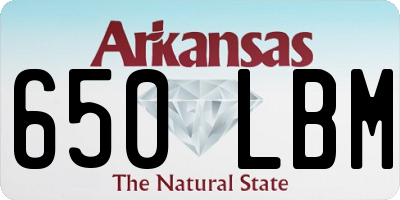 AR license plate 650LBM