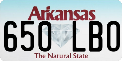 AR license plate 650LBO
