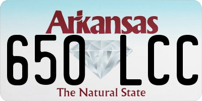 AR license plate 650LCC