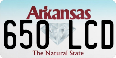 AR license plate 650LCD
