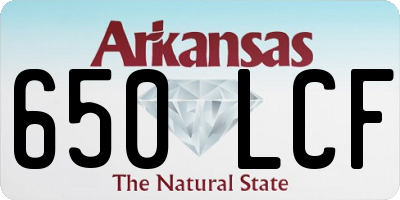 AR license plate 650LCF