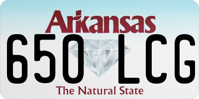 AR license plate 650LCG