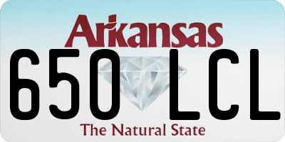AR license plate 650LCL