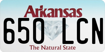 AR license plate 650LCN