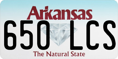 AR license plate 650LCS