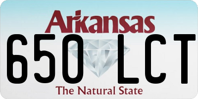 AR license plate 650LCT