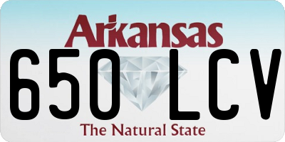 AR license plate 650LCV