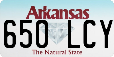 AR license plate 650LCY