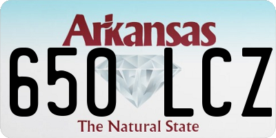 AR license plate 650LCZ