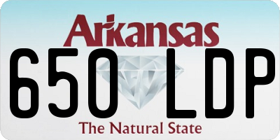 AR license plate 650LDP