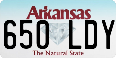 AR license plate 650LDY
