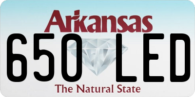 AR license plate 650LED