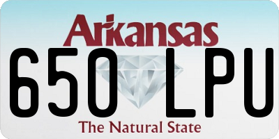 AR license plate 650LPU