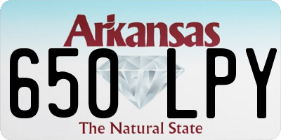 AR license plate 650LPY