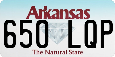 AR license plate 650LQP